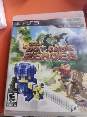 3D 点游戏英雄(索尼 PlayStation 3,2010)带盒很棒的游戏罕见 — 第 1/2 张图片