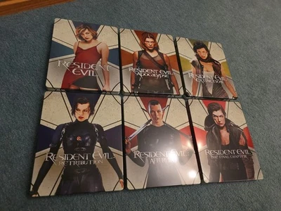 Resident Evil Movie Steelbook Collection (Bluray & Digital Only) Milla Jovovich - Image 1 of 4