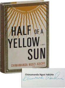 Chimamanda Ngozi Adichie-HALF OF A YELLOW SUN-2006-1ST/1ST US ED-SIGNED-VG+/VG+ - Picture 1 of 1