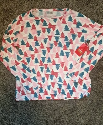 Women's Celebrate Together Holiday Long Sleeve Crewneck Top ~ Large ~ NWT - Image 1 of 4