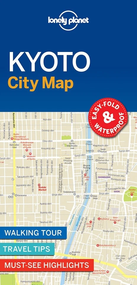 Lonely Planet Kyoto City Map - Image 1 of 1