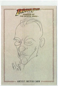 Indiana Jones and the Kingdom of the Crystal Skull Sketch  1/1 Brent Woodside - Picture 1 of 4