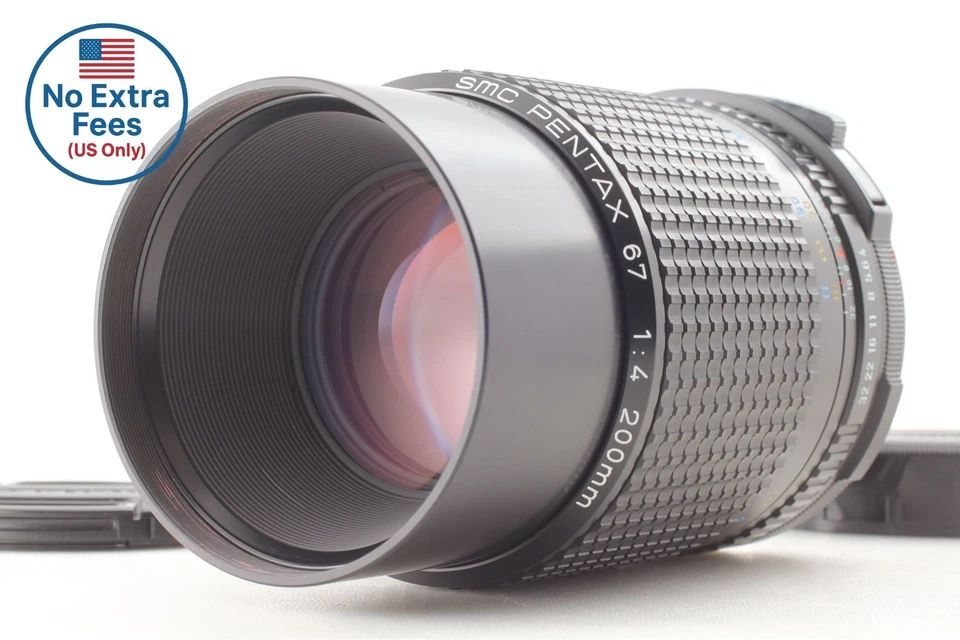 Tarde [sin usar] SMC Pentax 67 200 mm f/4 teleobjetivo para 6x7 67 II de JAPÓN - Imagen 1 de 4