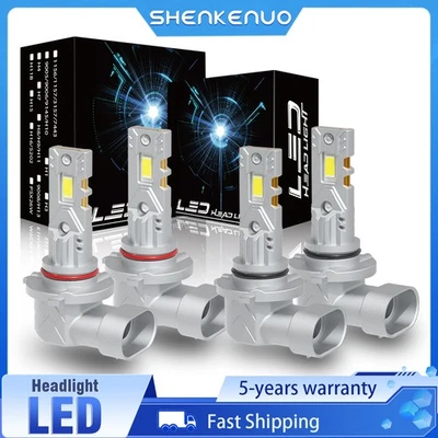 Combo de bombillas LED delanteras de haz alto bajo para Saturn Vue 2002-2007 - 6000K Foto 1 de 4