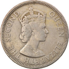 [#884209] Moneta, wschód Karaiby państwa, Elizabeth II, 50 Cents, 1955, SS, Copper