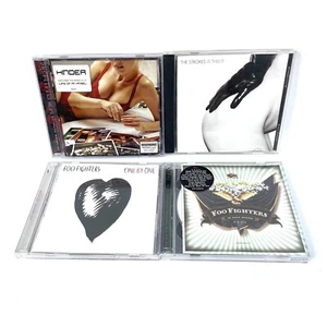 Hinder, The Strokes, Foo Fighters CD Album Bundle Lot x4 Extreme Behavior, - Picture 1 of 5
