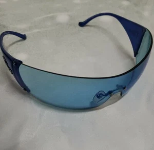 Raras gafas de sol eléctricas Christian Dior 1990 Dior Golf WQ9 azul - Imagen 1 de 9