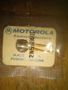 Original USA made Motorola 2N5841 Hi-freq. NPN RF transistor in original package - Picture 1 of 3