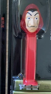 PEZ European LA CASA De PAPEL Crystal Head Money Heist Edición Netflix Sin usar, en caja - Imagen 1 de 4