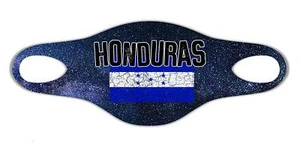Honduras Flag Face Mask Protective Washable Reusable Unisex Breathable Printed - Picture 1 of 1
