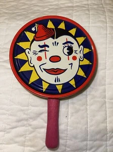 1950’s vintage creepy clown noise maker Kirchhof USA Good Condition Wood Handle - Picture 1 of 3