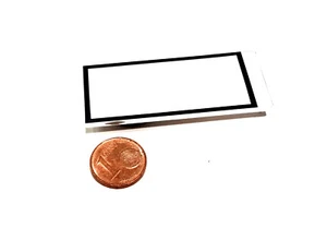 LED-Leuchtfeld (blau) ca. 56x23mm (Hintergrundbeleuchtung) - Picture 1 of 2