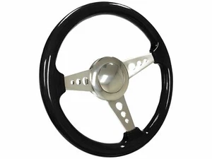 1961-69 Mopar S9 Sport Espresso Wood Steering Wheel Kit, 3 Spoke-Holes - Picture 1 of 8