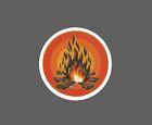 Campfire Sticker Flame Waterproof New- Buy Any 4 For $1.75 Each Storewide!