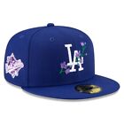New Era LOS ANGELES DODGERs LA Bloom Patch 59FIFTY Fitted ROYAL PURPLE UV MENS