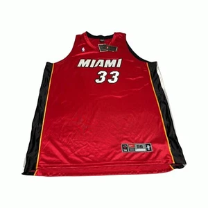 NWT 90s Nike Miami Heat Alonzo Mourning Jersey #33 Size 56 3XL Read Description - Picture 1 of 15