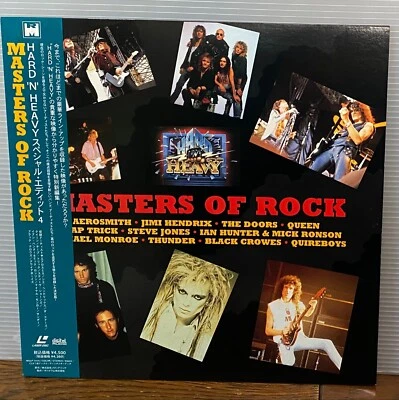V.A. Masters Of Rock JAPAN LASERDISC QUEEN, The Black Crowes, Michael Monroe etc Foto 1 de 4