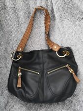 Italian 100% Genuine Leather Shoulder Bag Hand Bag by B. Makowsky