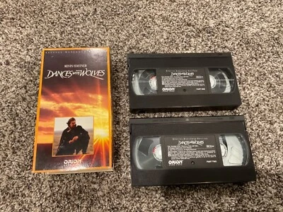 Dances with Wolves Special Expanded Edition 2 Tapes (VHS, 1995) - Image 1 of 3