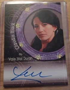 2008 Stargate SG-1 Season 10 Claudia Black as Vala A108 autograph card Very RARE - Picture 1 of 3
