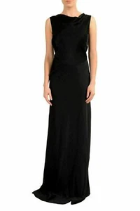 Maison Margiela 1 Damen schwarz Wolle Seide Maxi Ballkleid Kleid US S IT 40 - Bild 1 von 5