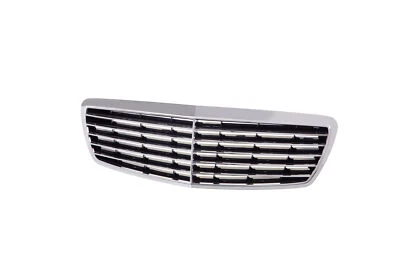 Chrome Front Grille w/ Insert For Benz W211 E Class 03-06 E320 E350 E500 E55 Foto 1 de 4