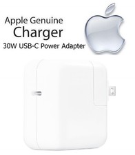 Genuine Apple MacBook Air 13-inch - 30W USB-C Power Adapter Fast Charger (A1882)