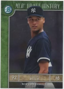 2017 Bowman Draft Baseball DEREK JETER MLB Draft History #MLBD-DJ Yankees - Foto 1 di 2