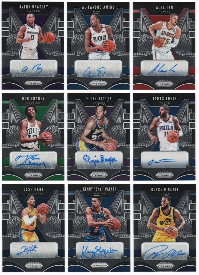 2019-20 Panini Prizm Signatures Auto Pick Any Complete Your Set - Image 1 of 1