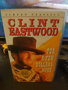 FOR A FEW DOLLARS MORE - SPAGHETTI WESTERN - VHS - CLINT EASTWOOD - Picture 1 of 7