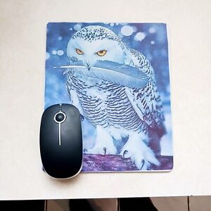 Standar  mouse pads  7-1/2" x 9" sublimate, lucky owl and good fortune