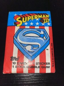 1983 Topps Superman 3 III Wax Packs 29 AVAILABLE - Picture 1 of 2