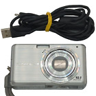 Sony Cyber-shot DSC-S950 10.1MP Digital Camera Silver 2GB SD Card Tested Working