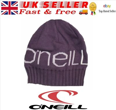 O'Neill Womens Jacquard Logo Beanie Hat (Plum Perfect) - Image 1 of 2