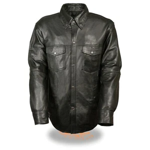Camicia uomo in pelle - Foto 1 di 2