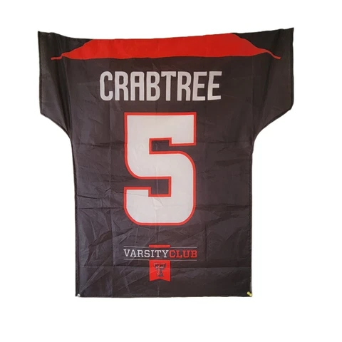 Texas Tech Football Flag: Michael Crabtree Cover