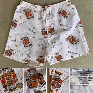 Vintage King For A Day Boxershorts Neuheit Boxer M 34-36 Golf Angeln Tennis - Bild 1 von 12