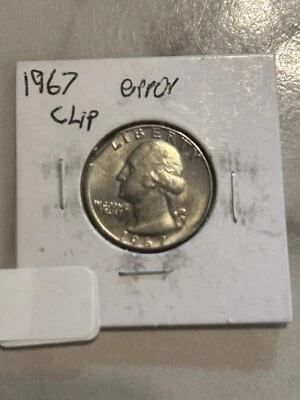 1967 Washington Quarter Clip Error - Image 1 of 3
