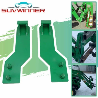 Tractor Loader Quick Tach Weld On Mounting Brackets For John Deere Steel Durable - Image 1 of 4