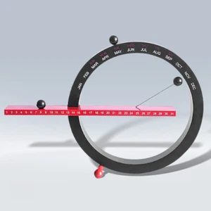 Magnetic Perpetual Flip Balls Calendar, Creative Office/Home Desk Organizer - Picture 1 of 9