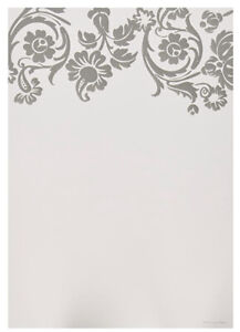 Great Papers White & Silver Damask Foil Wedding Invitations & Envelopes,40 Count