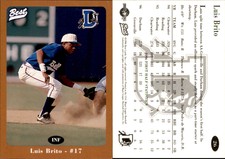 Luis Brito 1996 Best Durham Bulls Brown #26 Card *AutographDen*