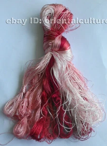 Chinese 100%real natural mulberry silk,hand-dyed embroidery silk floss/thread - Picture 1 of 3