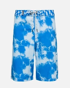 Hurley L52324 Boys' Signal Blue Phantom Checker Print Boardshorts Size 14/27 - Picture 1 of 3