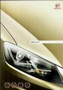 Seat Alhambra 2010-2011 UK Market Sales Brochure S, SE & SE Lux - Picture 1 of 2