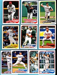 2024 Topps Actualización 1989 Topps Béisbol 35 Aniversario JUEGO COMPLETO DE 50 TARJETAS - Imagen 1 de 1
