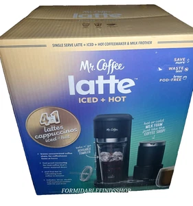 Mr. Coffee Macchina da Caffè 4 in 1 Monoporzione Cappuccino Latte Iced &Hot - Nero - Foto 1 di 9