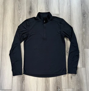 Camicia Marmotta Uomo Piccola Nera Manica Lunga Poliestere Leggero Outdoor - Foto 1 di 11