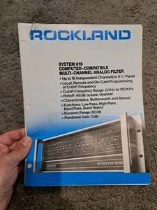 Filtro analógico multicanal compatible con computadora Rockland System 816 vintage - Imagen 1 de 6