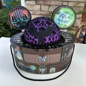 Disney Haunted Mansion 40th Anniversary LE Room For One More Ear Hat W Box - Picture 1 of 13